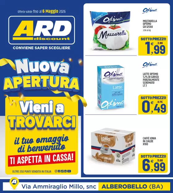 Volantino ARD Discount | Nuova Apertura  | 2026-04-27T00:00:00.000Z - 2026-05-06T00:00:00.000Z