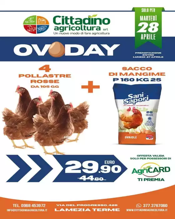 Volantino Cittadino Agricoltura | Ovoday | 2026-04-28T00:00:00.000Z - 2026-04-28T00:00:00.000Z
