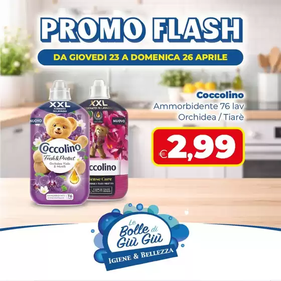 Volantino Le Bolle di Giù Giù a Gurro | Promo flash | 2026-04-23T00:00:00.000Z - 2026-04-26T00:00:00.000Z