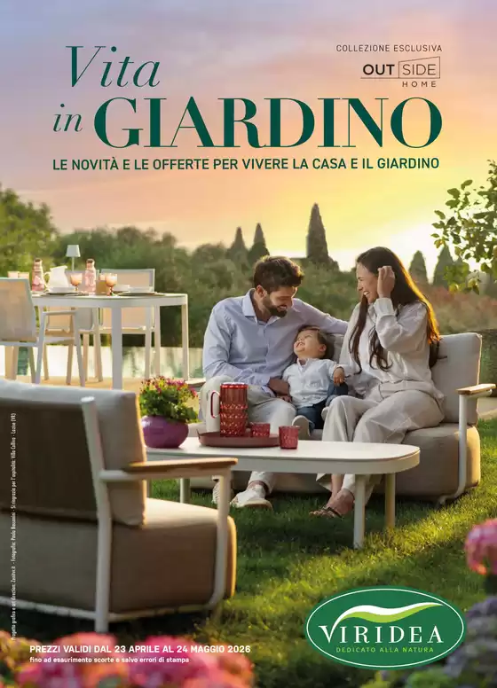 Volantino Viridea | Vita in GIARDINO | 2026-04-24T00:00:00.000Z - 2026-05-24T00:00:00.000Z