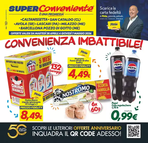 Volantino SuperConveniente a Pizzo | Convenienza imbattible! | 2026-04-28T00:00:00.000Z - 2026-05-07T00:00:00.000Z