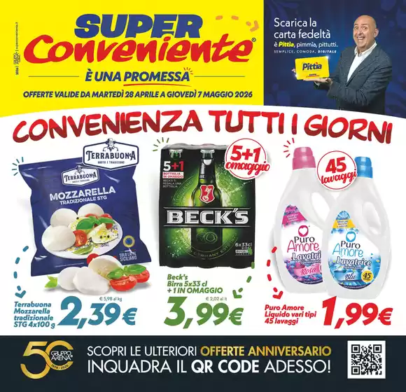Volantino SuperConveniente a Pizzo | Convenienza tutti i giorni | 2026-04-28T00:00:00.000Z - 2026-05-07T00:00:00.000Z