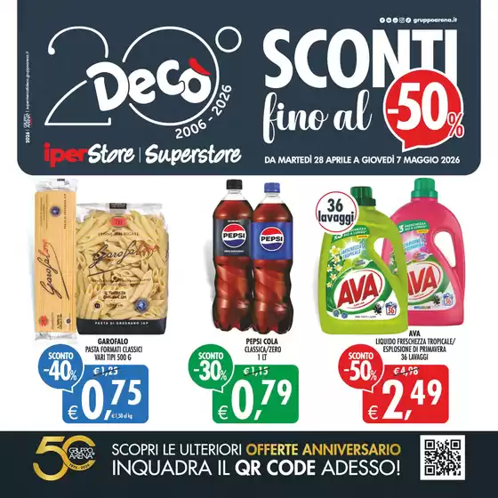 Volantino Decò | Sconti fino al -50% | 2026-04-28T00:00:00.000Z - 2026-05-07T00:00:00.000Z