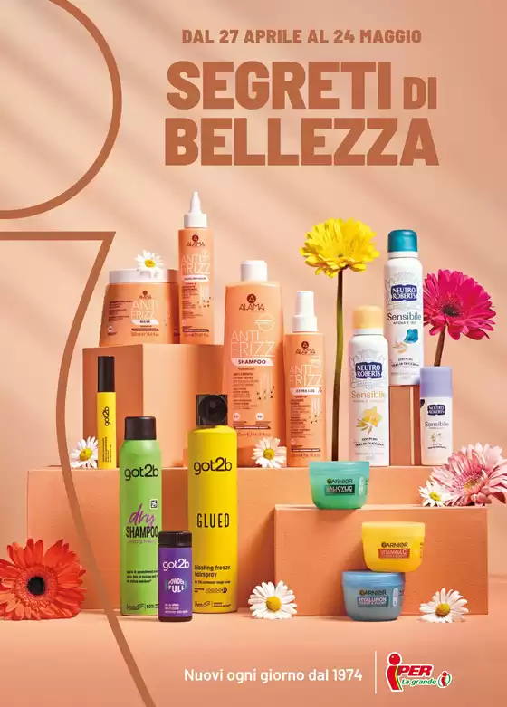 Volantino Iper La grande i | Segreti di bellezza | 2026-04-27T00:00:00.000Z - 2026-05-24T00:00:00.000Z