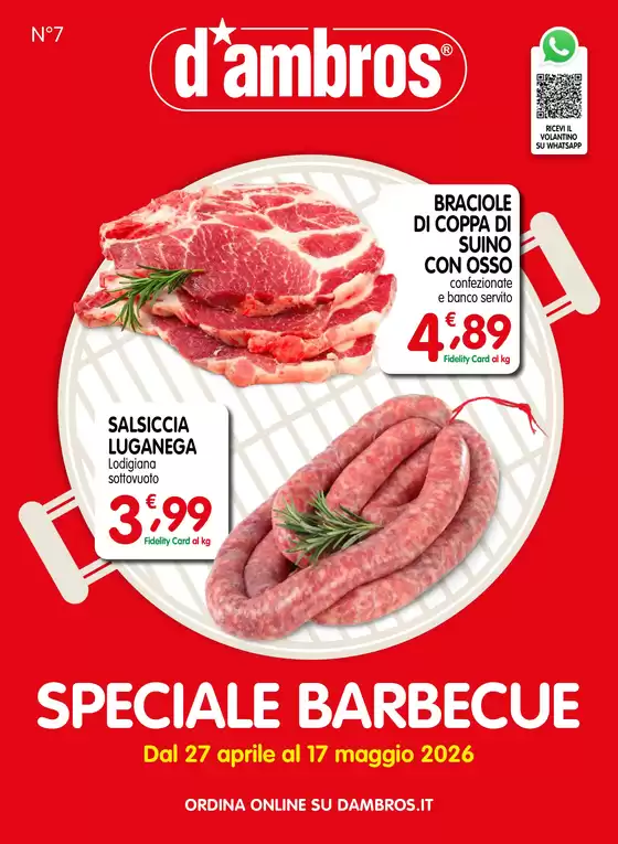 Volantino D'Ambros | Speciale barbecue | 2026-04-26T00:00:00.000Z - 2026-05-17T00:00:00.000Z