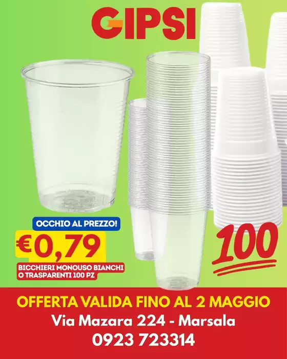 Volantino Gipsi | Offerte  | 2026-04-25T00:00:00.000Z - 2026-05-02T00:00:00.000Z