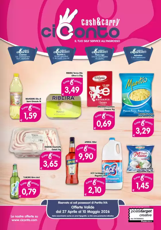 Volantino CiConto a Costa Masnaga | Offerte CiConto | 2026-04-27T00:00:00.000Z - 2026-05-10T00:00:00.000Z