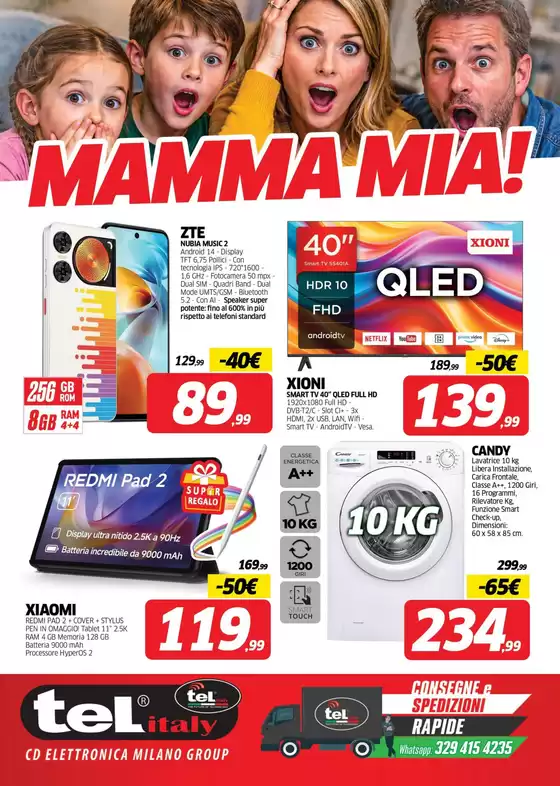 Volantino Telitaly | Mamma mia! | 2026-04-27T00:00:00.000Z - 2026-05-31T00:00:00.000Z
