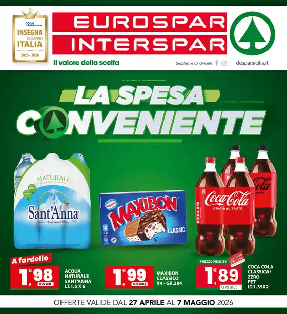 Volantino Interspar | La spesa conveniente | 2026-04-27T00:00:00.000Z - 2026-05-07T00:00:00.000Z