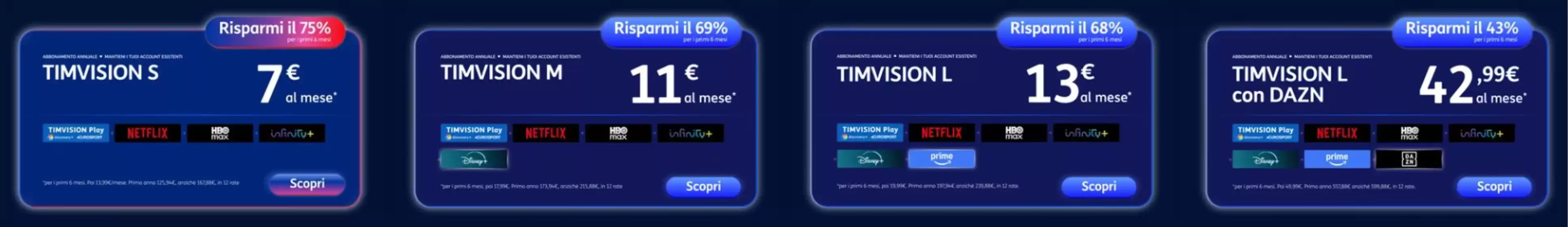 Volantino TIMvision | Offerte | 2026-04-27T00:00:00.000Z - 2026-05-19T00:00:00.000Z