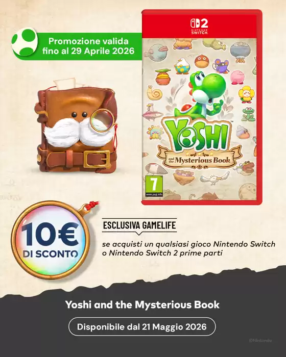 Volantino Gamelife | 10 euro di sconto | 2026-04-27T00:00:00.000Z - 2026-05-21T00:00:00.000Z