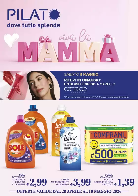 Volantino Pilato | Viva la mamma | 2026-04-28T00:00:00.000Z - 2026-05-10T00:00:00.000Z