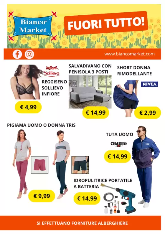 Volantino Bianco Market | Fuori tutto! | 2026-05-01T00:00:00.000Z - 2026-05-31T00:00:00.000Z