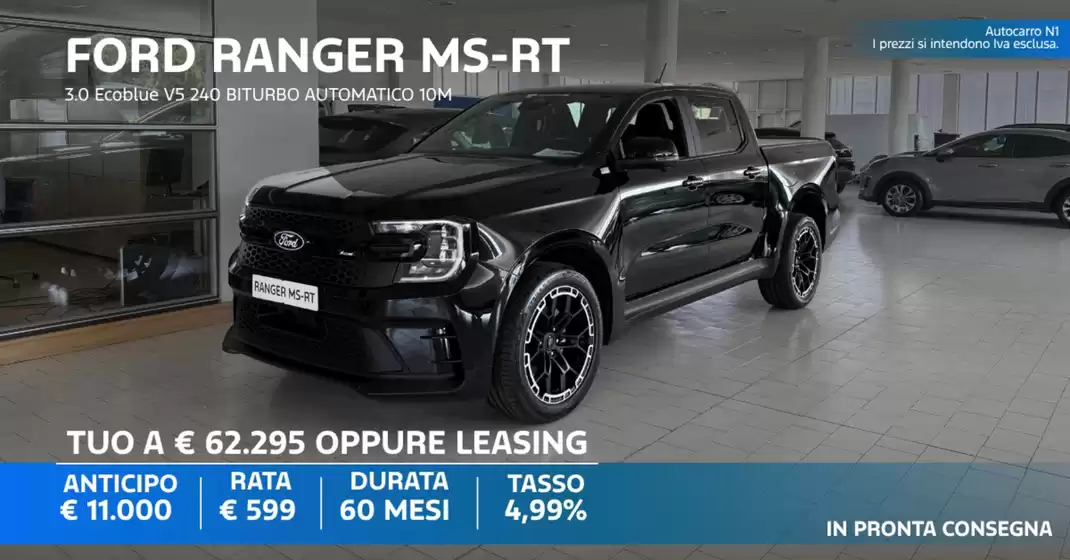 Volantino Gruppovis a Marzi | Ford Ranger MS-ST | 2026-04-27T00:00:00.000Z - 2026-05-30T00:00:00.000Z
