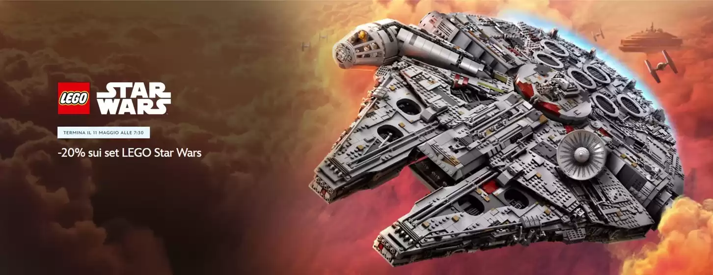 Volantino Disney a Domanico | -20% sui set LEGO Star Wars | 2026-04-27T00:00:00.000Z - 2026-05-11T00:00:00.000Z