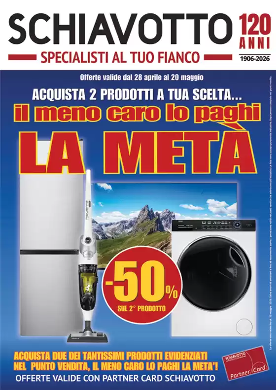 Volantino Schiavotto a Scandale | Offerte valide dal 28 aprile al 20 maggio | 2026-04-28T00:00:00.000Z - 2026-05-20T00:00:00.000Z