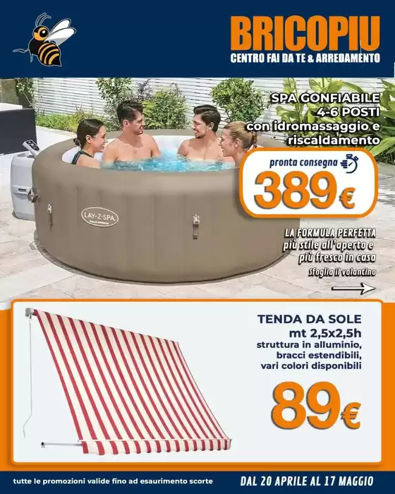 Volantino BricoPiù | Dal 20 aprile al 17 maggio | 2026-04-20T00:00:00.000Z - 2026-05-17T00:00:00.000Z