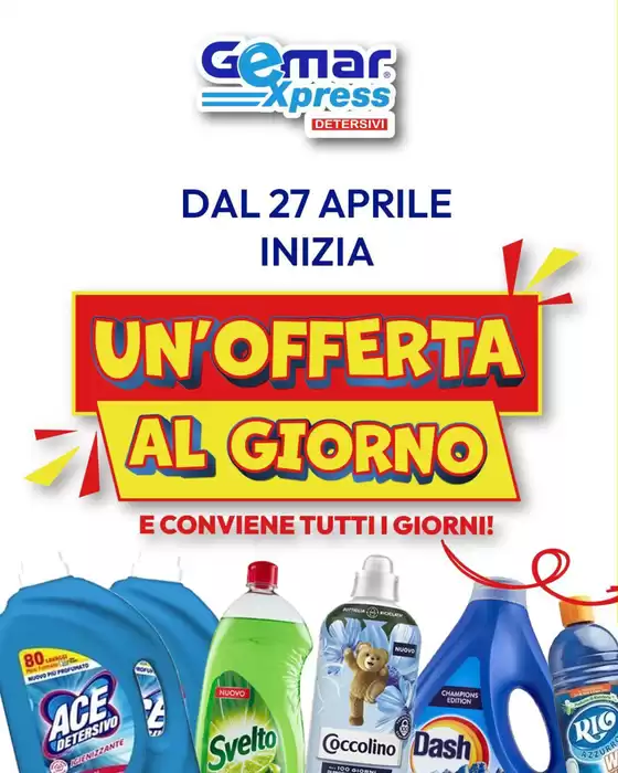 Volantino Gemar Detersivi | Anche online! | 2026-04-28T00:00:00.000Z - 2026-05-02T00:00:00.000Z