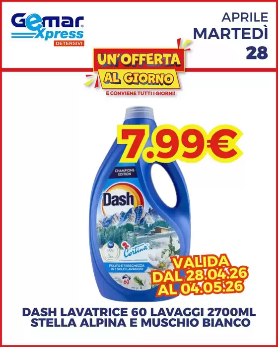 Volantino Gemar Detersivi | Offerte esclusive e affari | 2026-04-28T00:00:00.000Z - 2026-05-04T00:00:00.000Z