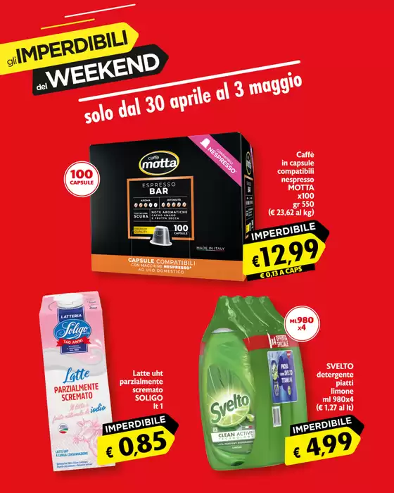 Volantino Maxì | Imperdibili del Weekend | 2026-04-30T00:00:00.000Z - 2026-05-03T00:00:00.000Z
