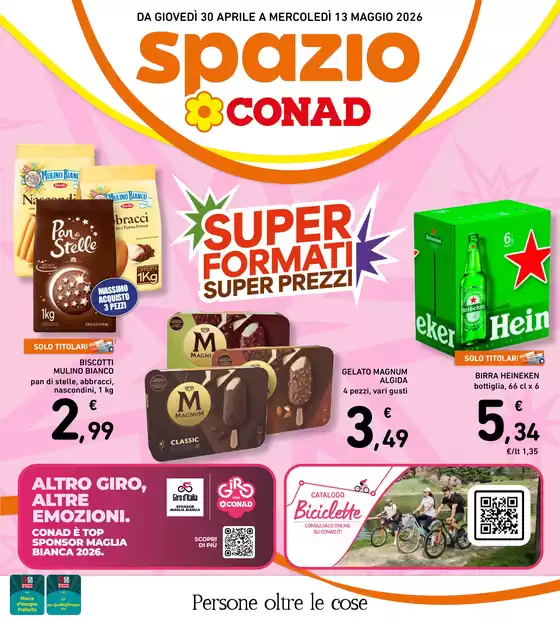 Volantino Spazio Conad | SUPER FORMATI SUPER PREZZI | 2026-04-30T00:00:00.000Z - 2026-05-13T00:00:00.000Z