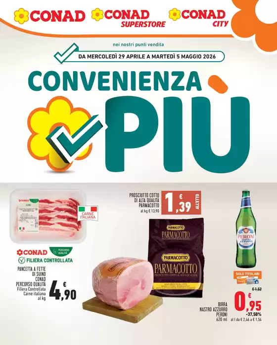 Volantino Conad Superstore | Convenienza più | 2026-04-29T00:00:00.000Z - 2026-05-05T00:00:00.000Z