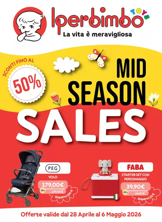 Volantino Iperbimbo a Novalesa | Mid season sales | 2026-04-28T00:00:00.000Z - 2026-05-06T00:00:00.000Z