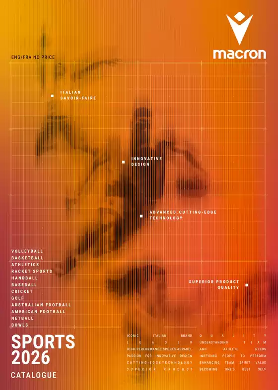 Volantino Macron | Sports 2026 | 2026-04-28T00:00:00.000Z - 2026-12-31T00:00:00.000Z