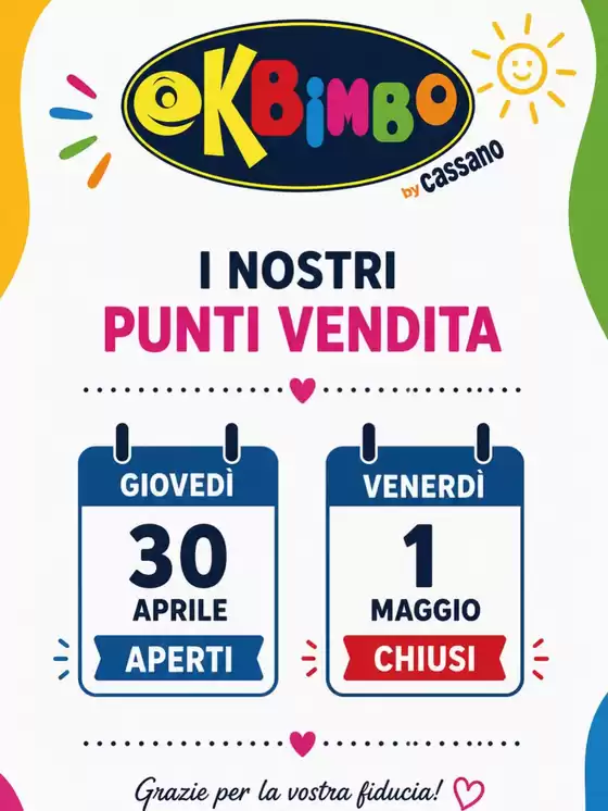 Volantino Ok Bimbo | Le migliori offerte per tutti i cacciatori di affari | 2026-04-30T00:00:00.000Z - 2026-04-30T00:00:00.000Z