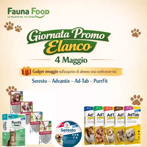 Volantino  | Offerte Fauna Food | 2026-05-04T00:00:00.000Z - 2026-05-04T00:00:00.000Z