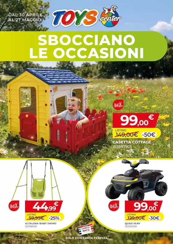 Volantino Toys Center a Montelibretti | Sbocciano le occasioni | 2026-04-30T00:00:00.000Z - 2026-05-24T00:00:00.000Z
