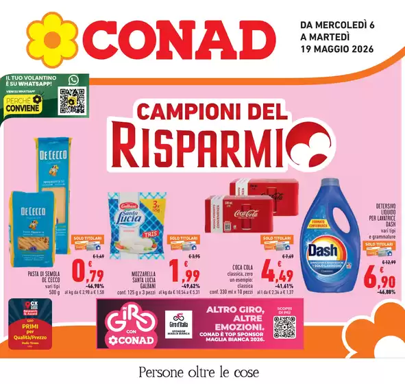 Volantino Conad | Campioni del risparmio | 2026-05-06T00:00:00.000Z - 2026-05-19T00:00:00.000Z