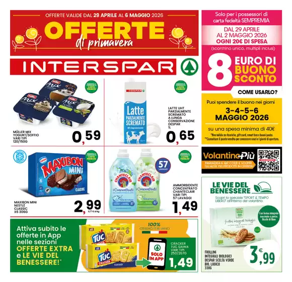 Volantino Interspar | Offerte di primavera | 2026-04-29T00:00:00.000Z - 2026-05-06T00:00:00.000Z