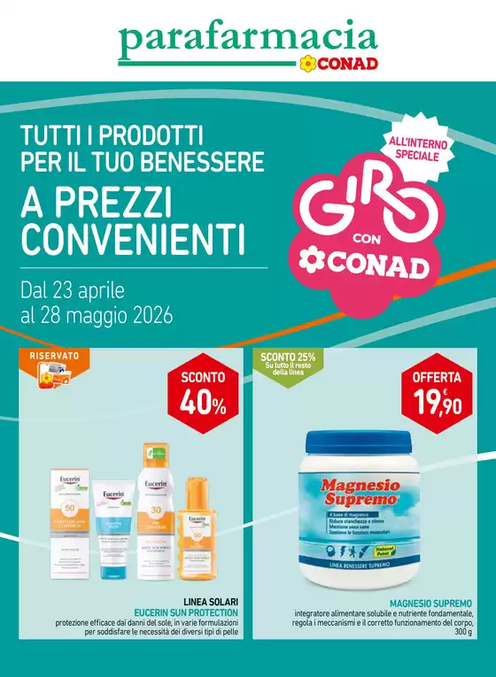 Volantino Parafarmacia Conad | A prezzi convenienti | 2026-04-23T00:00:00.000Z - 2026-05-28T00:00:00.000Z