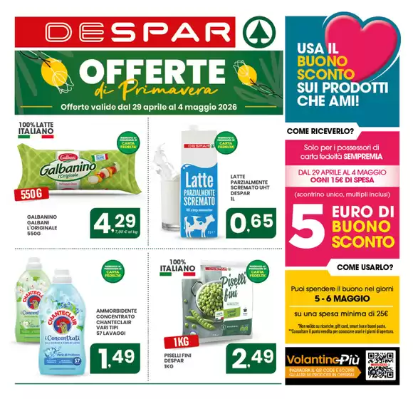 Volantino Despar a Malgrate | Offerte di primavera | 2026-04-29T00:00:00.000Z - 2026-05-04T00:00:00.000Z