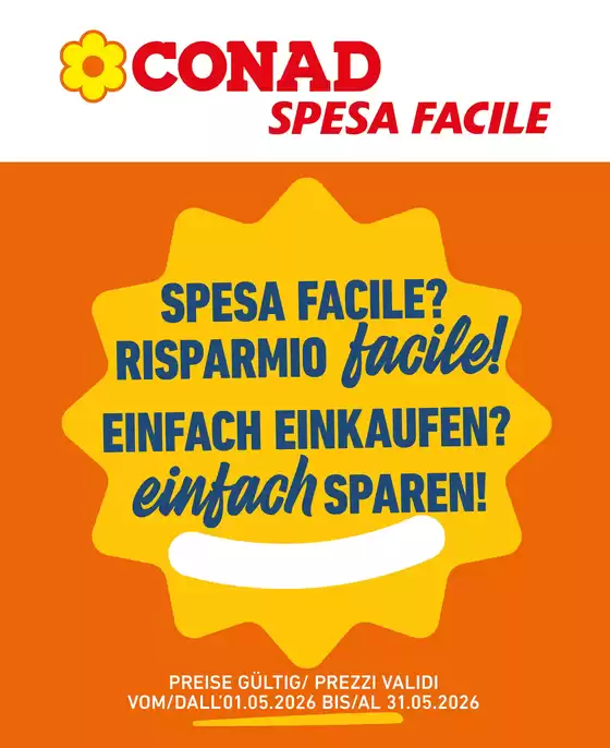 Volantino Spesa Facile | Spesa Facile? Risparmio Facile | 2026-05-01T00:00:00.000Z - 2026-05-31T00:00:00.000Z