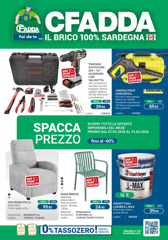 Volantino CFadda | Spacca Prezzo | 2026-05-07T00:00:00.000Z - 2026-05-31T00:00:00.000Z