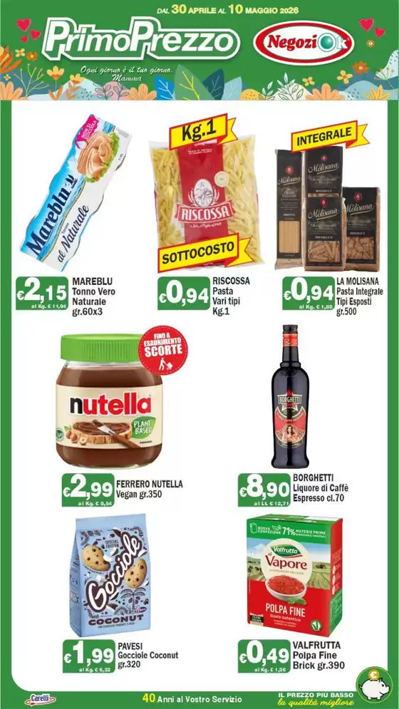 Volantino PrimoPrezzo | Dal 30 aprile al 10 maggio 2026 | 2026-04-30T00:00:00.000Z - 2026-05-10T00:00:00.000Z