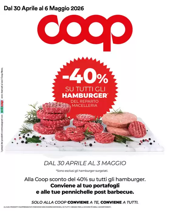 Volantino Coop | Dal 30 aprile al 6 maggio 2026 | 2026-04-30T00:00:00.000Z - 2026-05-06T00:00:00.000Z