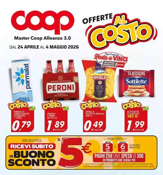 Volantino Coop | Al costo | 2026-04-24T00:00:00.000Z - 2026-05-04T00:00:00.000Z