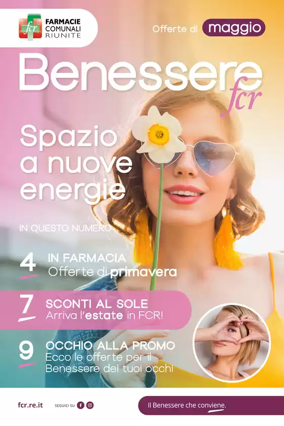 Volantino Farmacie Comunali Riunite a Urago d'Oglio | Benessere | 2026-05-01T00:00:00.000Z - 2026-05-31T00:00:00.000Z