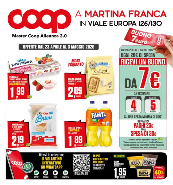 Volantino Coop | OFFERTE DAL 23 APRILE AL 3 MAGGIO 2026 | 2026-04-23T00:00:00.000Z - 2026-05-03T00:00:00.000Z