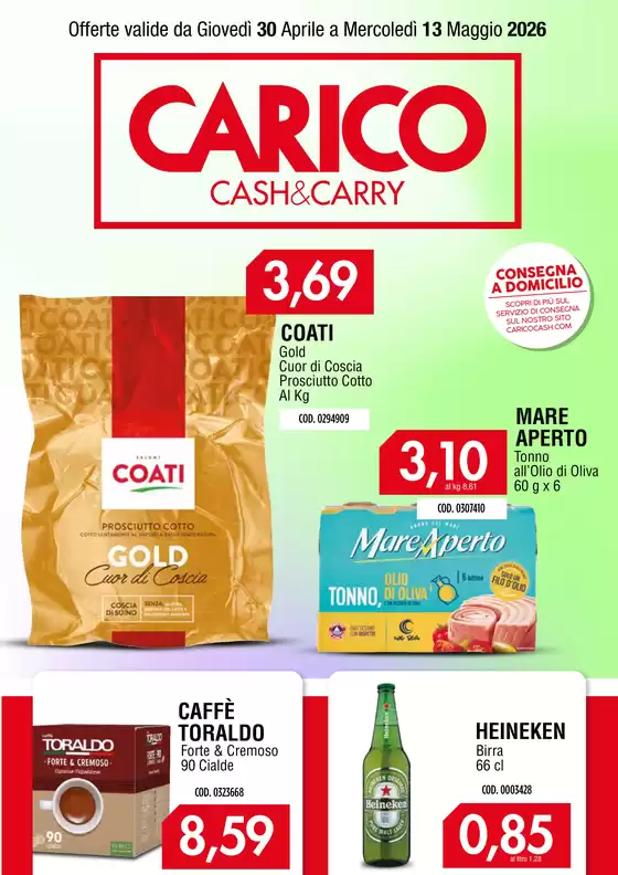 Volantino Carico Cash & Carry | Offerte | 2026-04-30T00:00:00.000Z - 2026-05-13T00:00:00.000Z