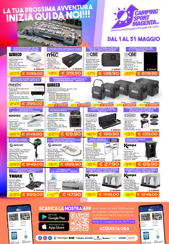 Volantino Camping Sport Magenta | Maggio2026 | 2026-05-01T00:00:00.000Z - 2026-05-31T00:00:00.000Z