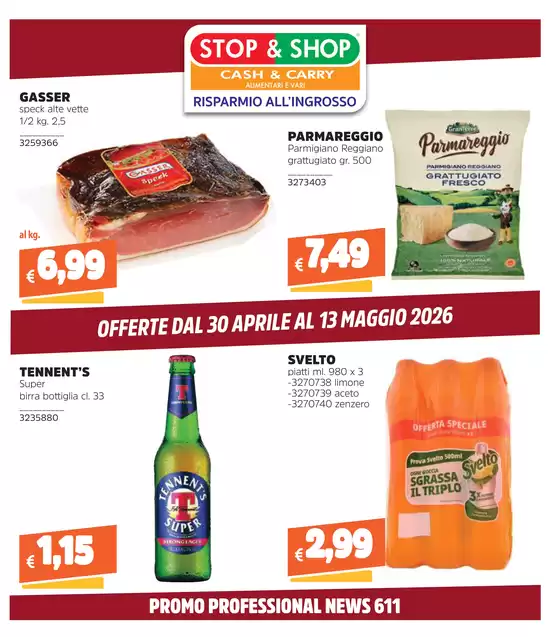Volantino Stop e Shop | Offerte dal 30 aprile al 13 maggio 2026 | 2026-04-30T00:00:00.000Z - 2026-05-13T00:00:00.000Z