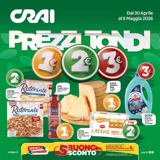 Volantino Crai | TUTTO A 1 2 3 | 2026-04-30T00:00:00.000Z - 2026-05-09T00:00:00.000Z