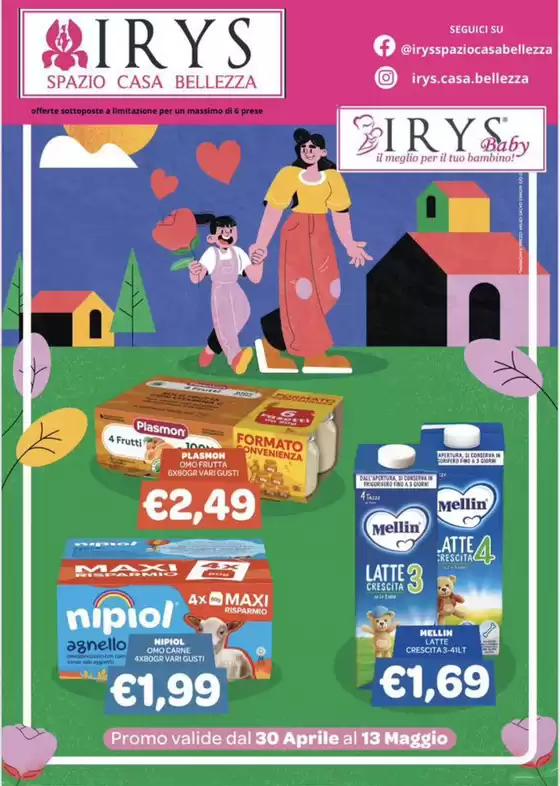 Volantino Irys | Promo valide dal 30 aprile al 13 maggio | 2026-04-30T00:00:00.000Z - 2026-05-13T00:00:00.000Z