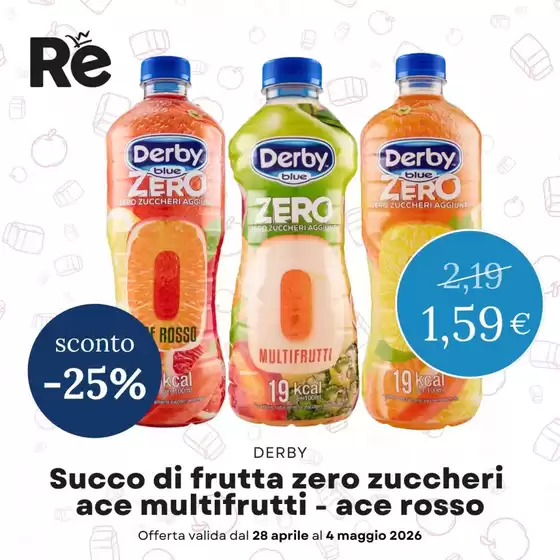 Volantino Re Mercato Lucrezia | Sconto -25% | 2026-04-28T00:00:00.000Z - 2026-05-04T00:00:00.000Z