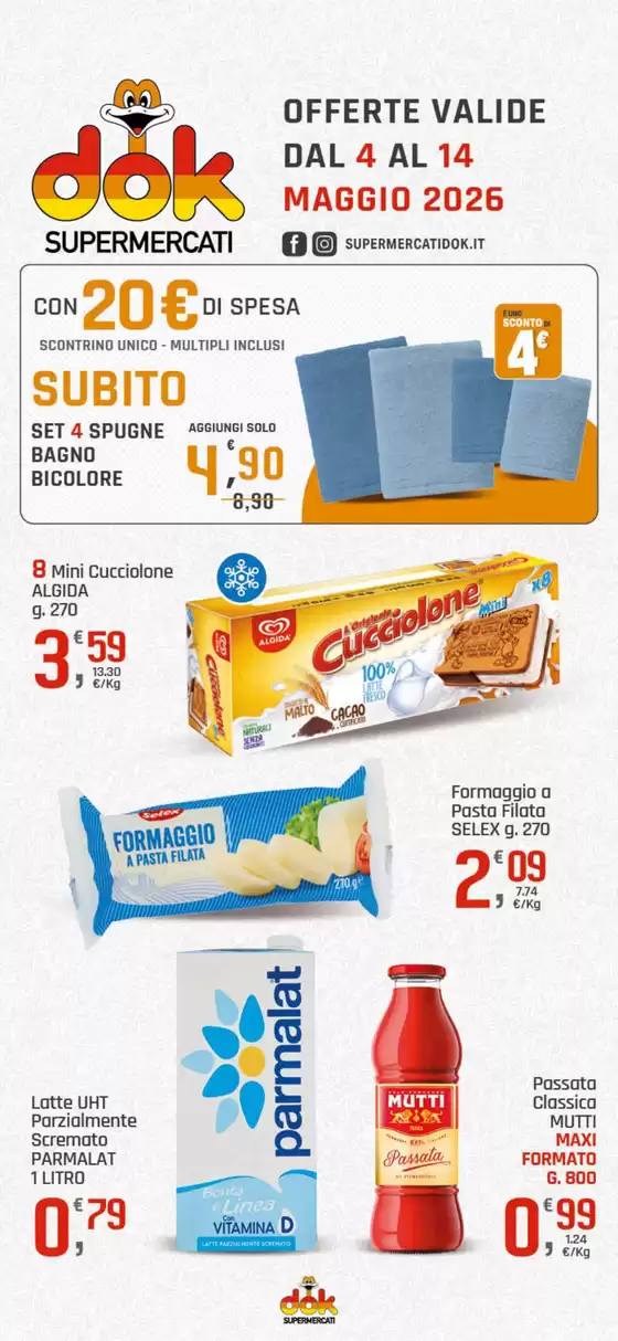Volantino Dok | Offerte dal 4 al 14 maggio 2026 | 2026-05-04T00:00:00.000Z - 2026-05-14T00:00:00.000Z