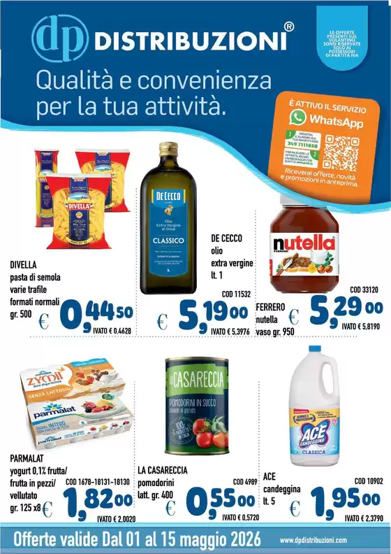 Volantino Del Prete Alimentari | Offerte valide dal 01 al 15 maggio 2026 | 2026-05-01T00:00:00.000Z - 2026-05-15T00:00:00.000Z